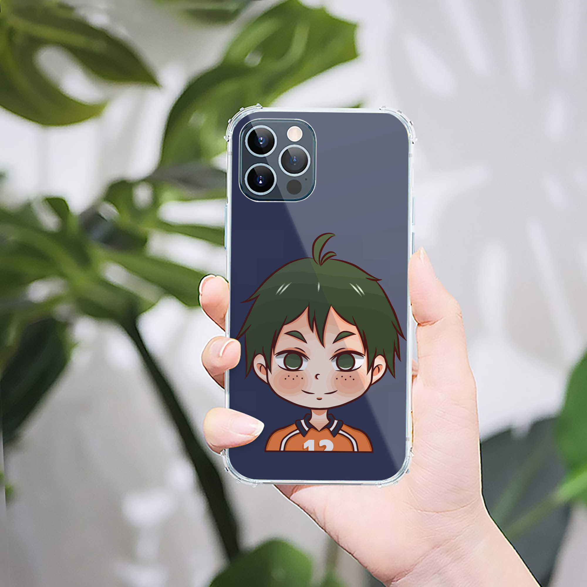 （画像用） ハイキュー!! Haikyu!! 【iPhone 12シリーズ対応】透明スマホケース（クリアソフトケース）